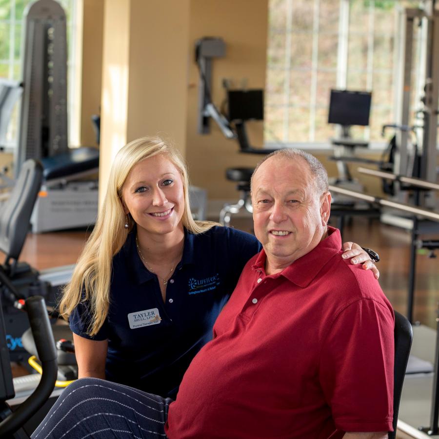 Ricky and his therapist. 